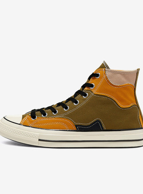 Converse匡威 男女款鞋三星标沙漠拼接风高帮帆布鞋 168905C