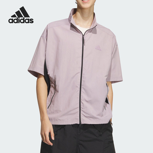SHIRT男士 阿迪達斯官方正品 梭織短袖 外套JI9888 FUSTL Adidas