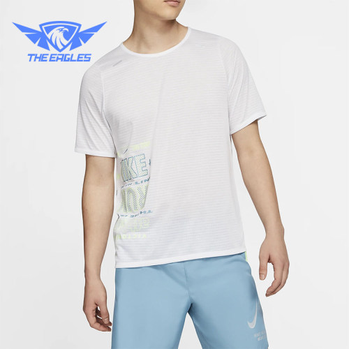 Nike/耐克正品夏季新款男士透气运动圆领休闲针织短袖CK0678-100