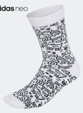 Adidas/阿迪达斯正品KEITH HARING男女运动袜一双装HC7209