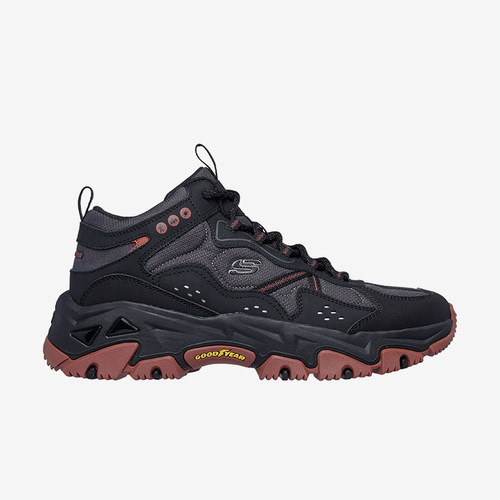 Skechers/斯凯奇正品2024秋男士中帮耐磨运动户外登山徒步鞋