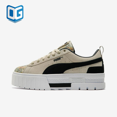 Puma/彪马正品Mayze Botanics女士厚底耐磨经典休闲板鞋384188-01