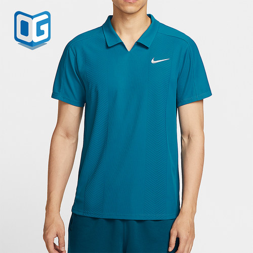 Nike/耐克正品NikeCourtSlamDri-FITADV网球经典POLO衫HM6753-301