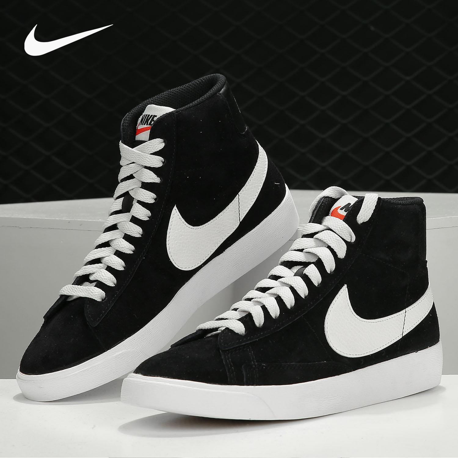 Nike/耐克正品 BLAZER 开拓者男女经典高帮运动休闲板鞋 AV9376