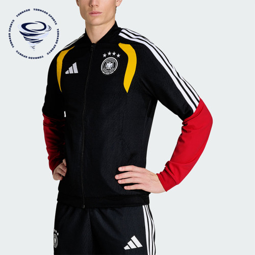 Adidas/阿迪达斯正品DFB PRE JKT男士亲肤经典长袖夹克外套KB4476