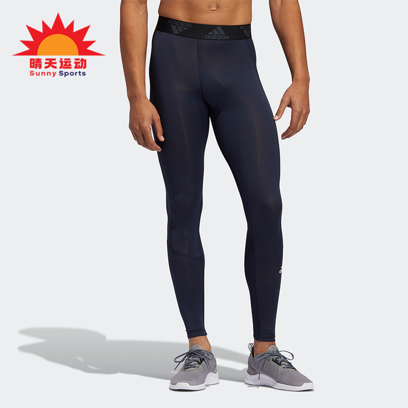 Adidas/阿迪达斯正品夏季男士轻盈透气经典训练运动紧身裤GL9875