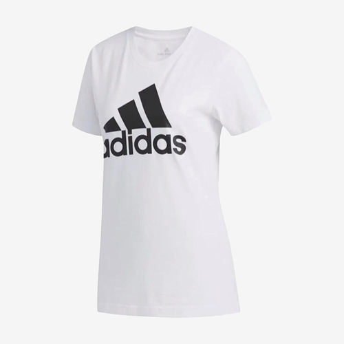 Adidas阿迪达斯正品女士短袖透气圆领字母套头运动T恤FH7510