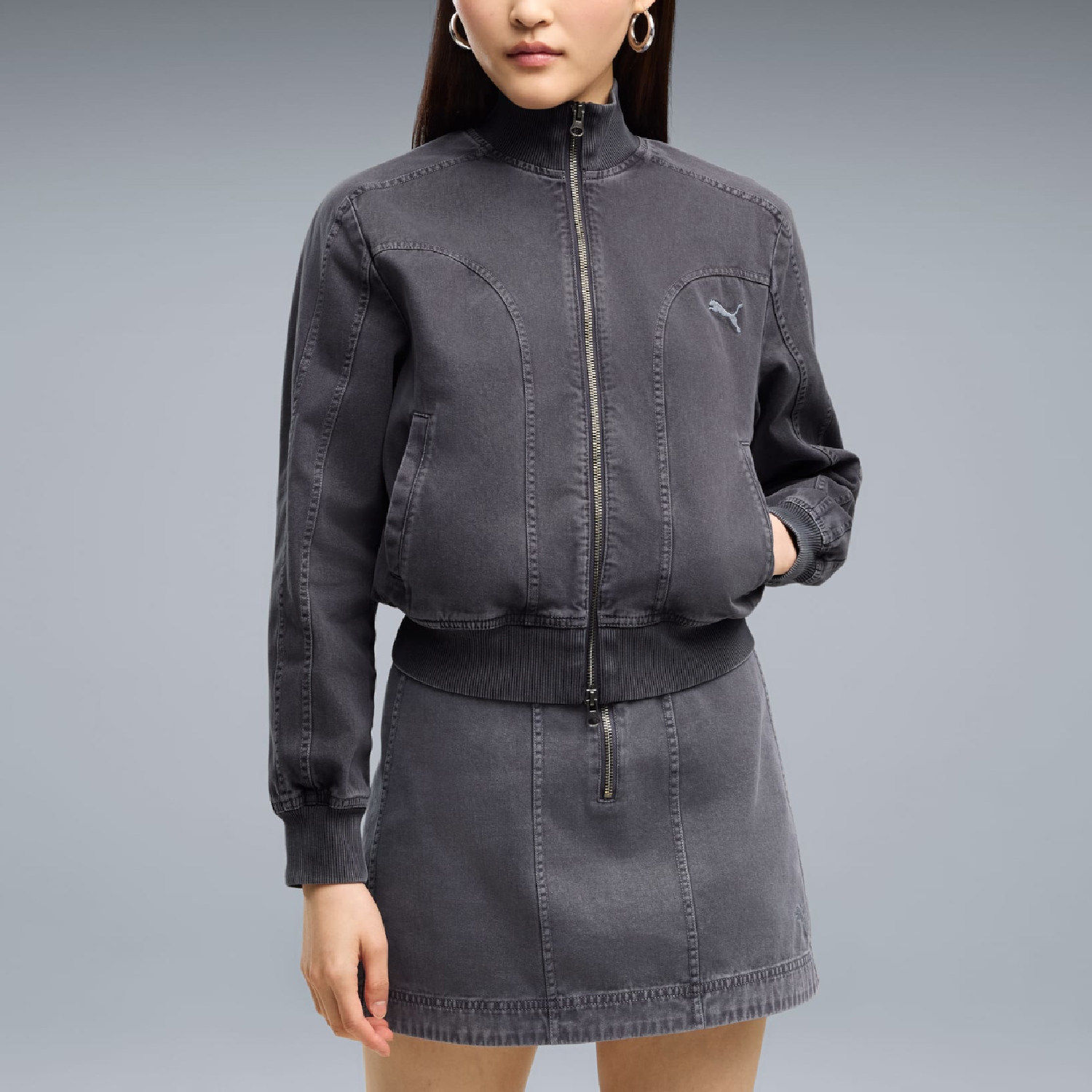 Puma彪马正品FUTURE.ARCHIVE女短款休闲运动夹克636681-35