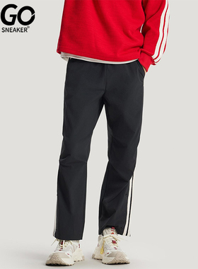 Adidas/阿迪达斯正品春秋男士休闲拒水梭织直筒运动长裤KR3077