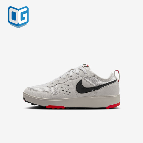 Nike/耐克正品新款儿童透气网面翻毛皮休闲运动鞋HQ0028-002