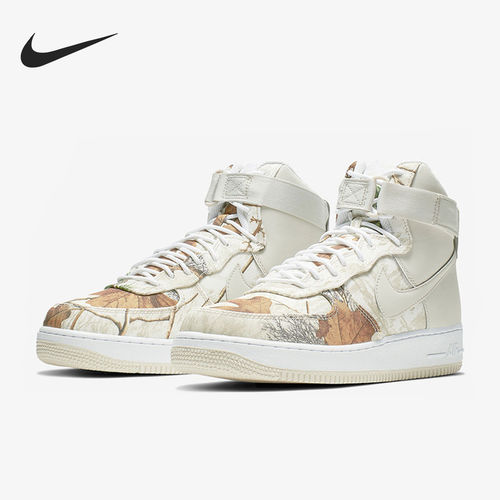 Nike耐克正品Air Force 1 Real tree Pack男款高帮板鞋AO2410-100