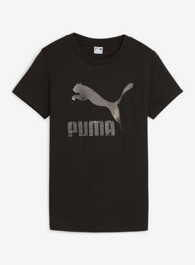 Puma/彪马正品夏季新款女士经典圆领运动休闲短袖626999-01