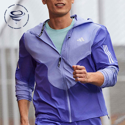 阿迪达斯男士连帽训练外套