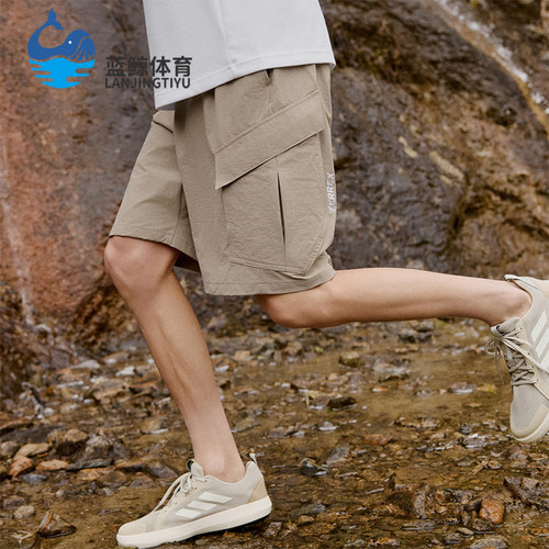 Adidas/阿迪达斯正品夏季男士宽松户外防晒运动工装短裤KE5023