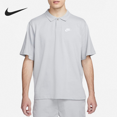 Nike/耐克正品新款男子运动翻领休闲透气休闲短袖DX0618-077