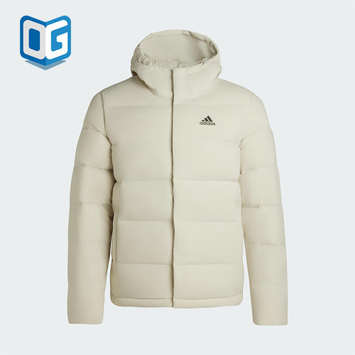 Adidas/阿迪达斯正品V HELIONIC HO J男士连帽保暖羽绒服KE5403