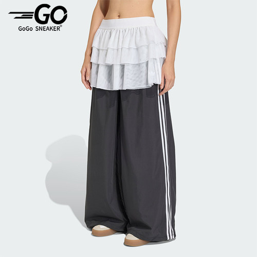 Adidas/阿迪达斯正品三叶草新款女黑白色宽松经典运动长裤KS1431