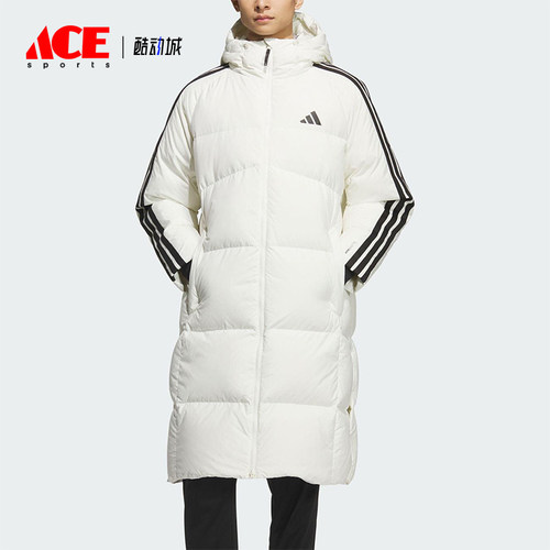 Adidas/阿迪达斯正品2025秋季款男士日常保暖长款羽绒服KC2497