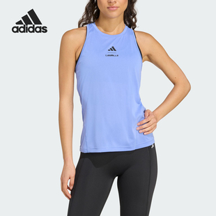 Adidas/阿迪达斯正品LES MILLS W G TK女士透气T恤背心KD4356
