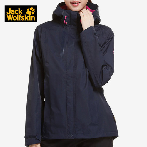 Jackwolfskin狼爪正品女子户外防风保暖单件冲锋衣外套 5012521