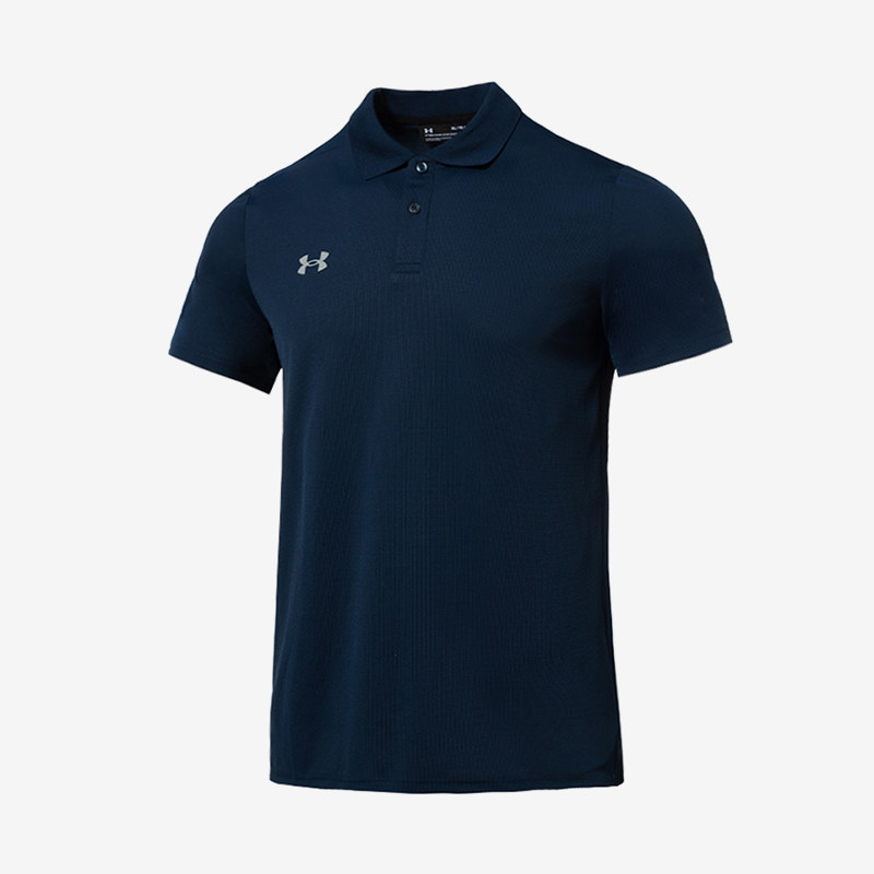 UA/安德玛正品2025新款男士复古翻领舒适短袖POLO衫23500507-408,运动服/休闲服装,运动POLO衫,淘宝优惠券,粉丝福利购,淘宝优惠卷