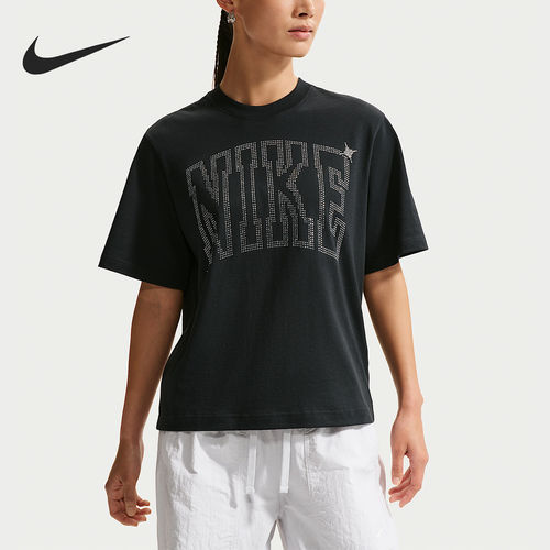 Nike/耐克正品Sportswear女士宽松运动休闲短袖T恤IR7839-010