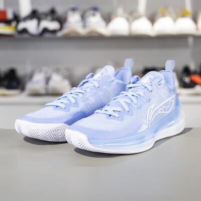 李宁正品利刃3 V2-蓝天男子䨻丝缓震篮球专业比赛鞋ABAT057-12