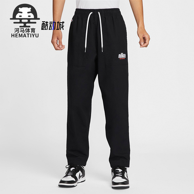 耐克男士系带宽松透气长裤