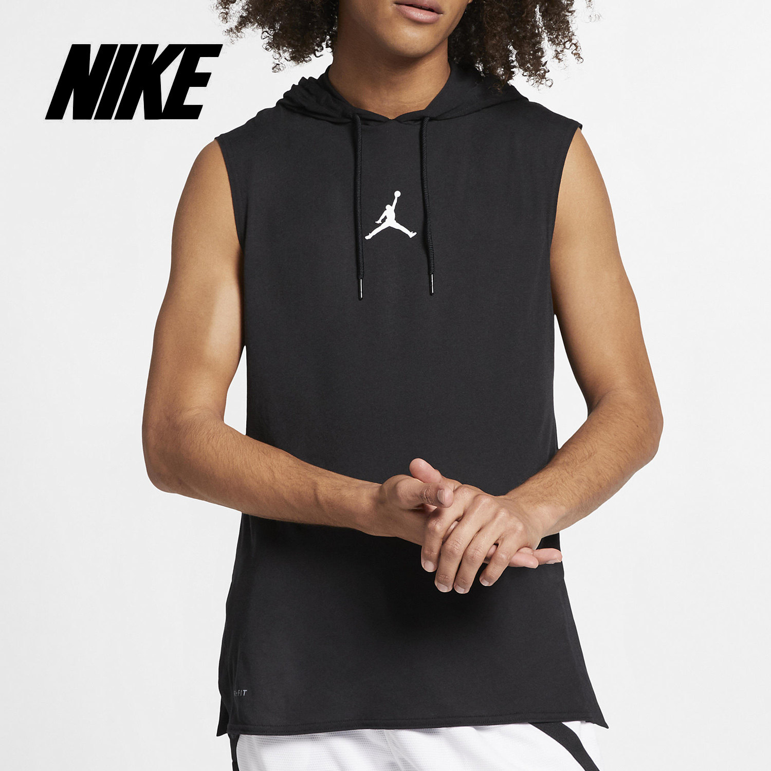 Nike/耐克正品JORDAN DRI-FIT 23 ALPHA男子无袖训练连帽衫AJ1062