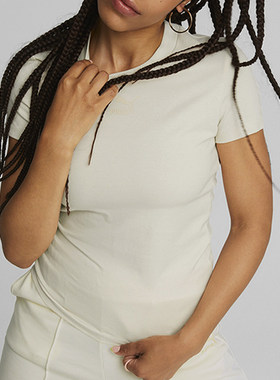 Puma/彪马正品夏季女士跑步训练健身透气运动短袖673508-99