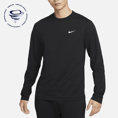 耐克男士运动训练保暖圆领上衣