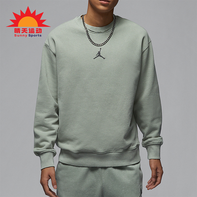 Nike/耐克正品JORDAN男士薄绒圆领运动针织卫衣HV8950-370