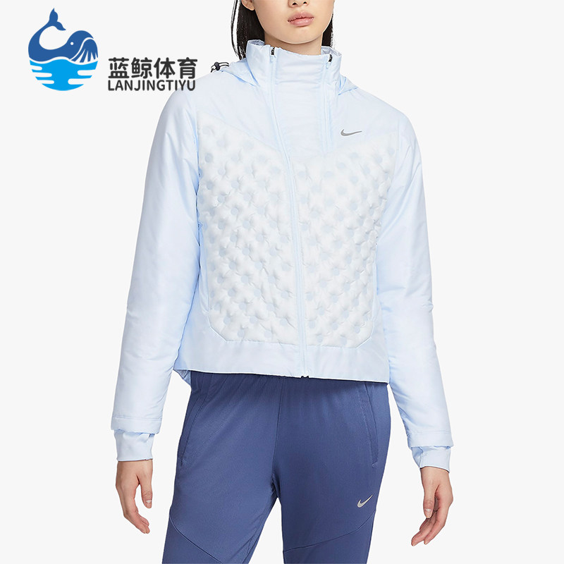 Nike/耐克正品新款女士轻薄款运动经典健身连帽羽绒服FB7604-423