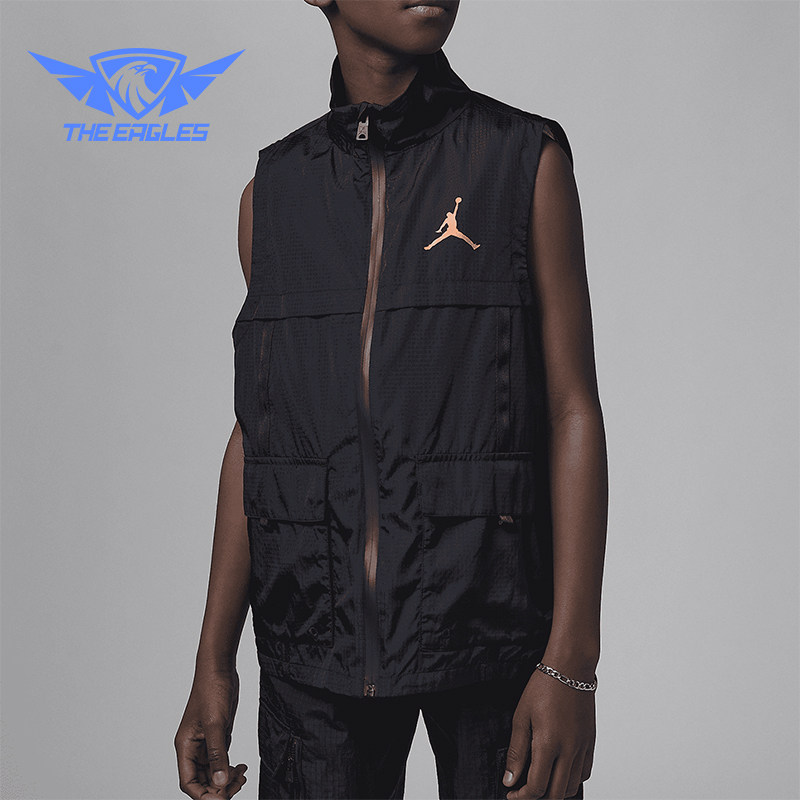 Nike/耐克正品JORDAN新款大童拉链宽松透气马甲FJ6408-010,童装/婴儿装/亲子装,马甲,淘宝优惠券,粉丝福利购,淘宝优惠卷