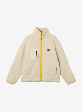 Puma/彪马正品当季新款男士仿羊羔绒保暖立领外套539231-93