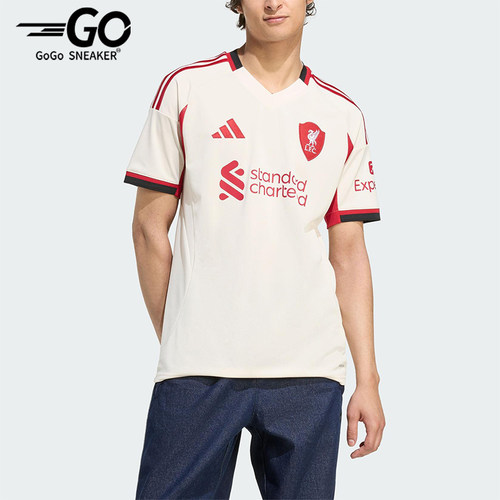 Adidas/阿迪达斯正品LIVERPOOL男士训练透气足球比赛短袖JV6487