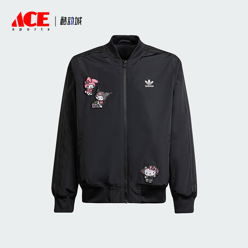 Adidas/阿迪达斯正品三叶草卡通印花联名大童夹克外套IS0835,童装/婴儿装/亲子装,普通外套,淘宝优惠券,粉丝福利购,淘宝优惠卷
