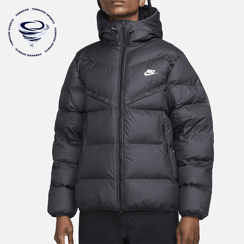 Nike/耐克正品Storm-FIT男士保暖长袖连帽面包棉服FB8185-010