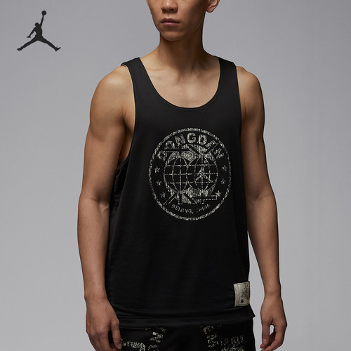 Nike/耐克正品JORDAN男士双面穿透气轻盈运动球衣HV1255-045