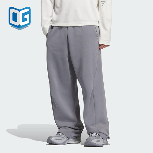Adidas/阿迪达斯正品FOS男士针织运动宽松休闲日常舒适长裤KC0160