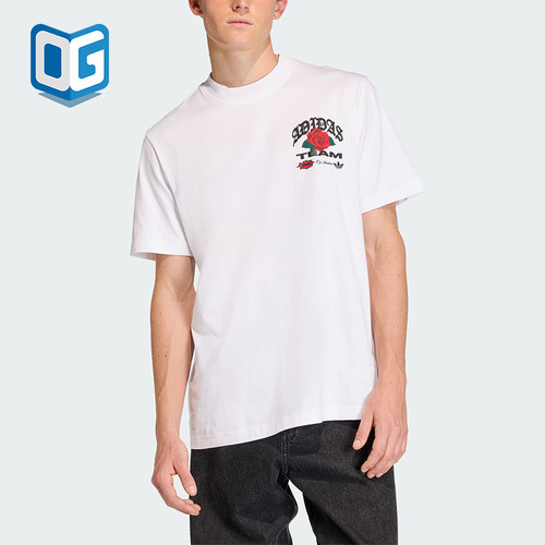 Adidas/阿迪达斯正品三叶草男士休闲日常宽松运动短袖T恤KD0481