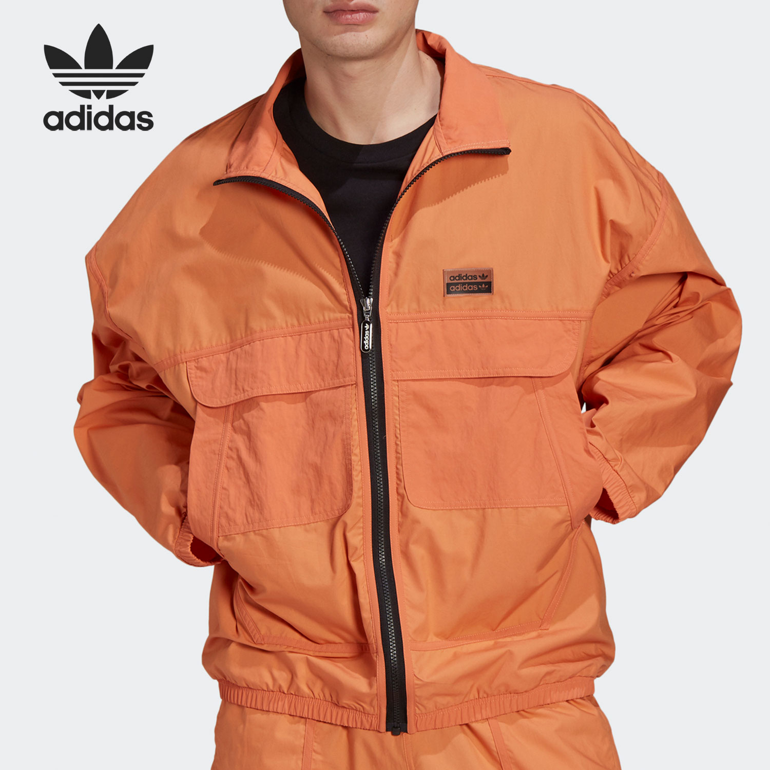 Adidas/阿迪达斯正品三叶草2021春季男子运动休闲夹克外套GN3315