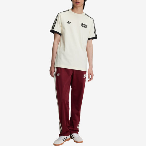 Adidas阿迪达斯正品Oasis联名款男士修身圆领条纹短袖T恤KT3446