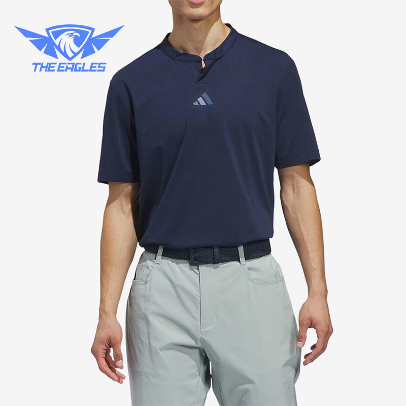 Adidas/阿迪达斯正品男士透气运动休闲套头高尔夫球服JY5427
