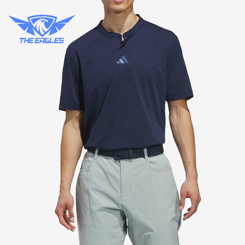 Adidas/阿迪达斯正品男士透气运动休闲套头高尔夫球服JY5427