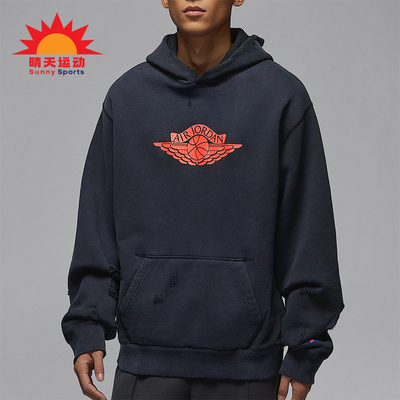 Nike/耐克正品JORDAN男士运动宽松连帽经典卫衣套头衫IB3004-010