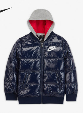 Nike/耐克正品休闲儿童时尚潮流运动保暖羽绒服 HA5144-495