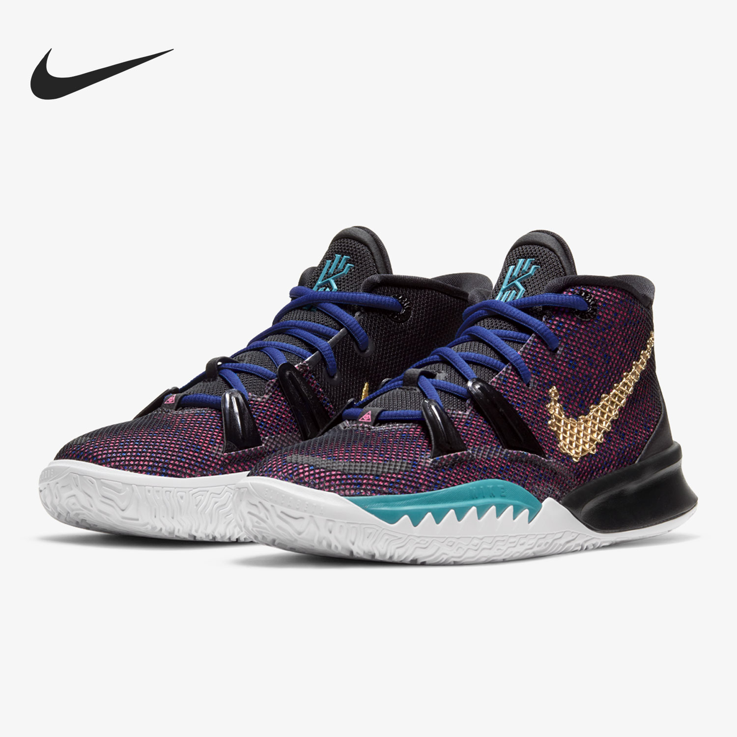Nike/耐克正品 KYRIE 7 大童泡棉缓震中帮运动篮球鞋CW3239