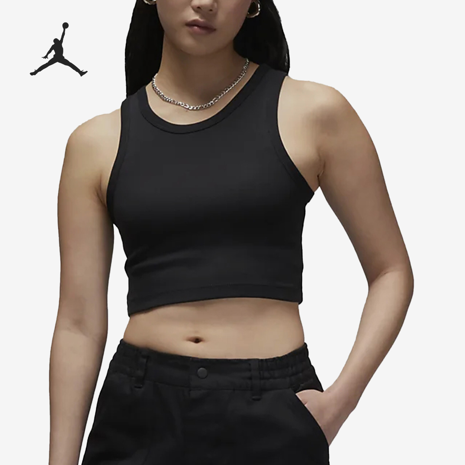 Nike/耐克官方正品JORDAN新款女子运动休闲无袖背心DX4701-010