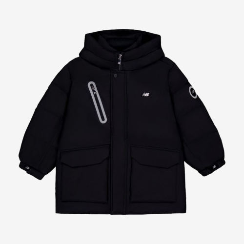 New Balance新百伦正品儿童保暖拉链轻便舒适羽绒服7PF4E083-BK